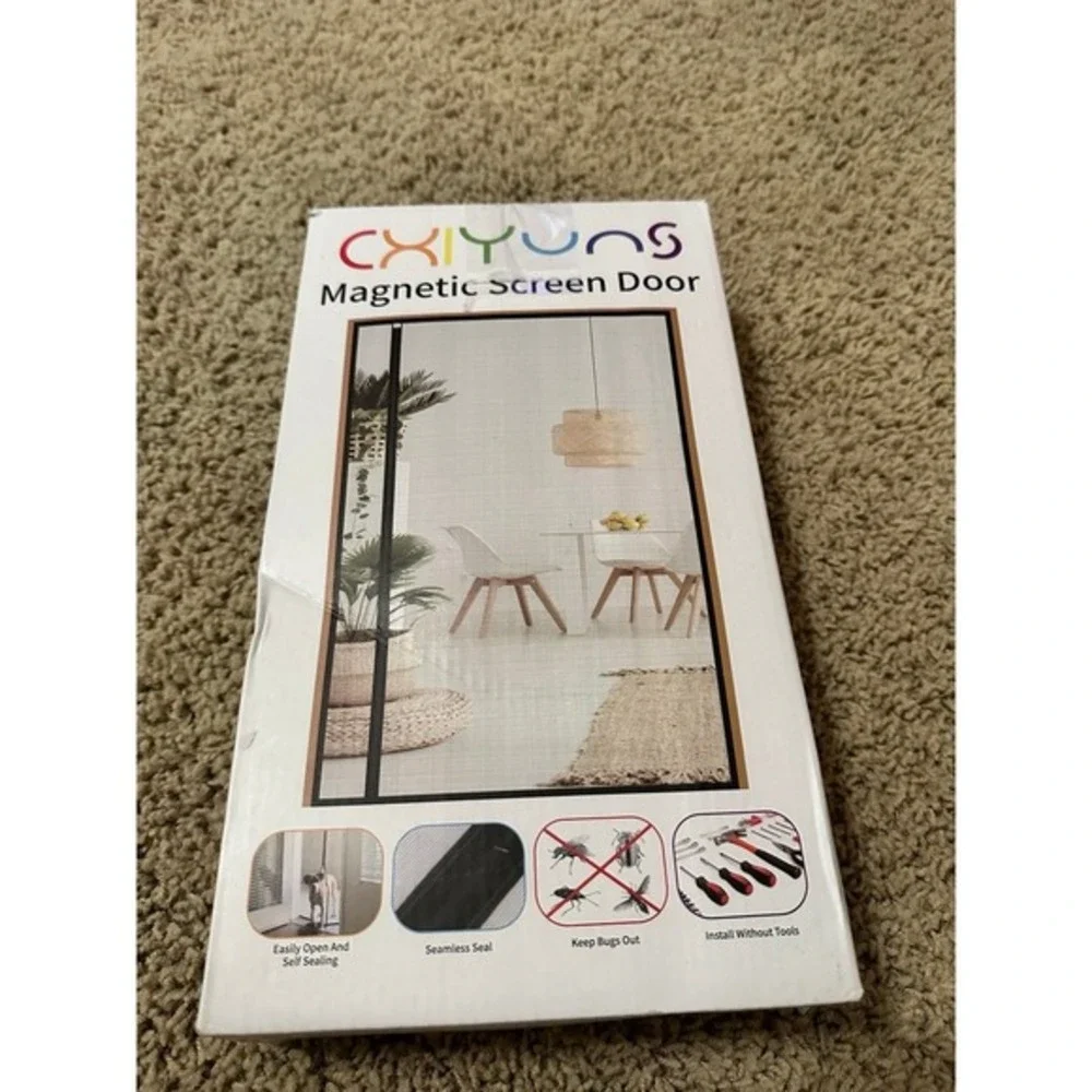 Magnetic Screen Door - Fit for Door Size:36 x 82 Inch, Screen Itself Size:38